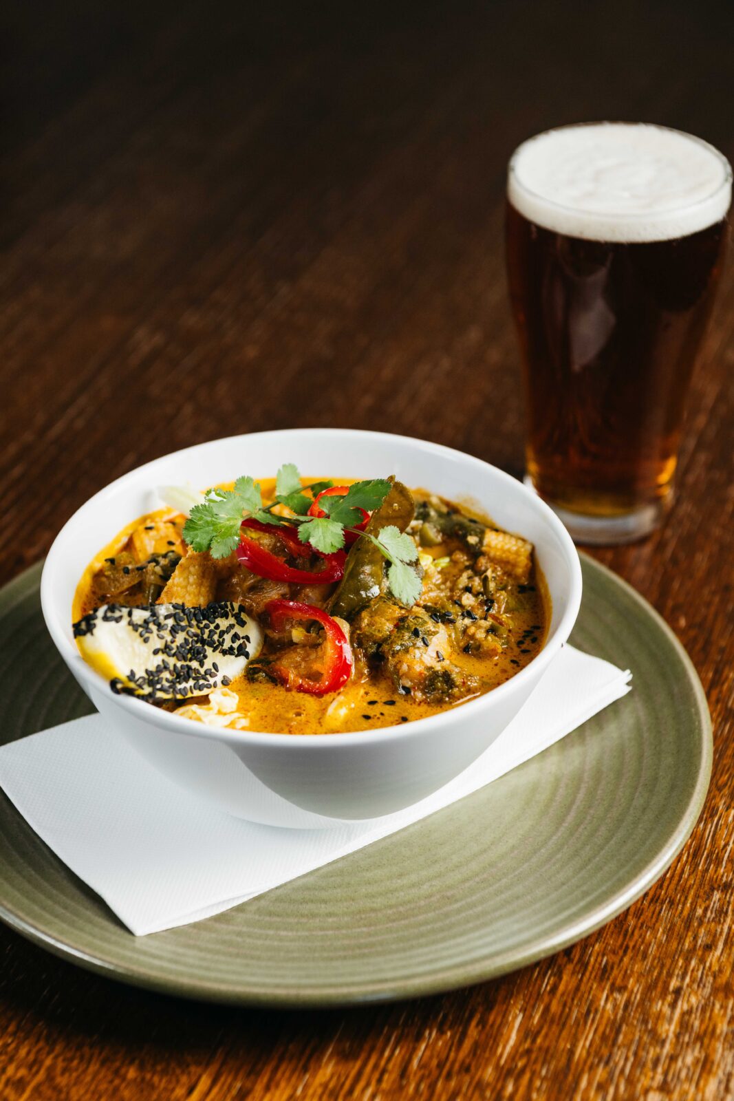 Laksa night + half price house wine or a tap beer